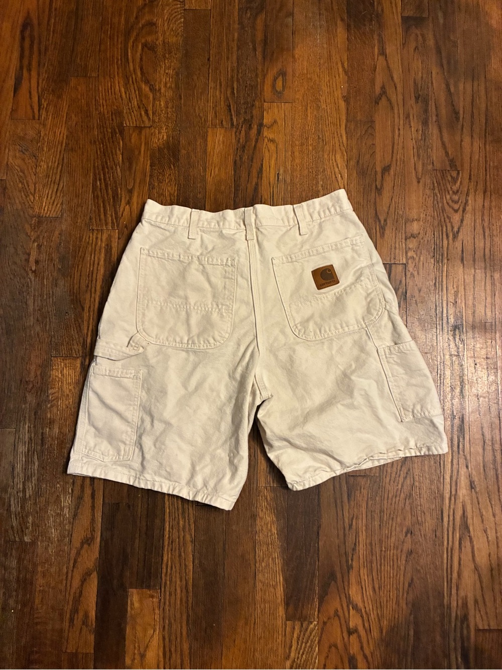 Vintage Carhartt denim carpenter shorts size 32